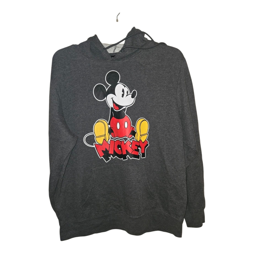 Gray Mickey Mouse Hoodie